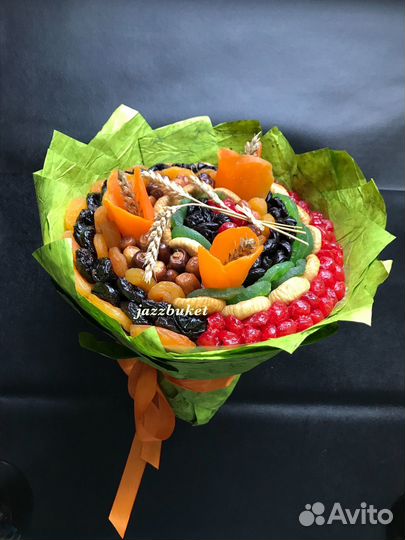 Букет из сухофруктов, сладкий букет