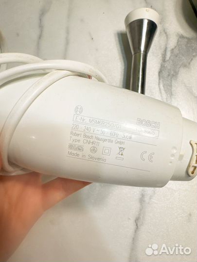 Блендер погружной bosch