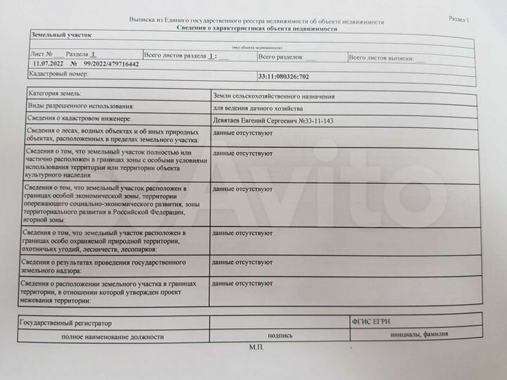 Участок 10 сот. (СНТ, ДНП)