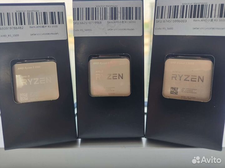 Новые процессоры AMD ryzen 5500/5600/5600G/5700X