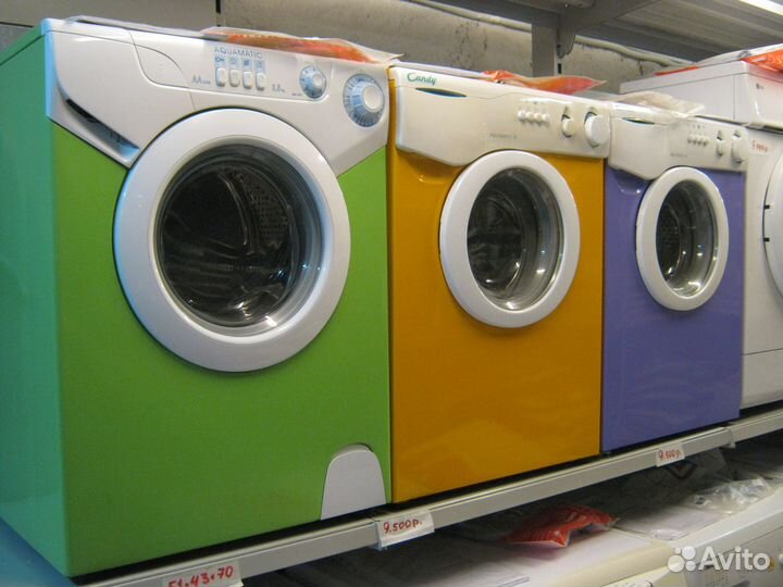 Стиральные машины,гарантия 1 год