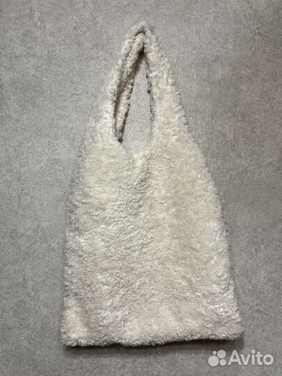 Сумка мешок меховая