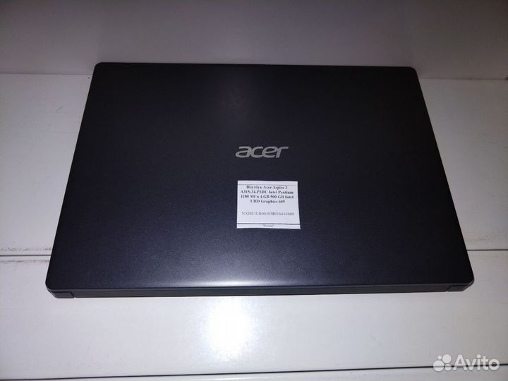 Ноутбук Acer Aspire 3 A315-34-P3DU