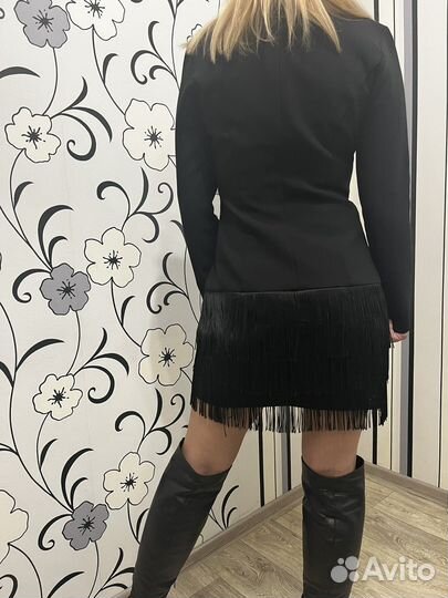 Платье пиджак 46