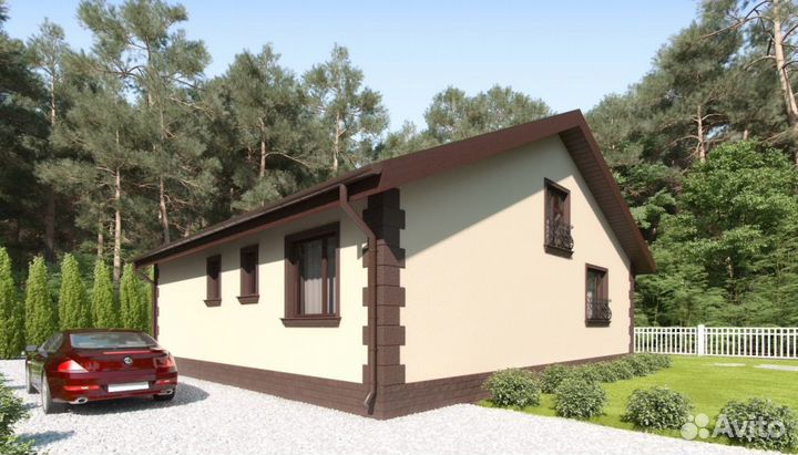 Проекты домов для ипотеки и строительства - 129,1