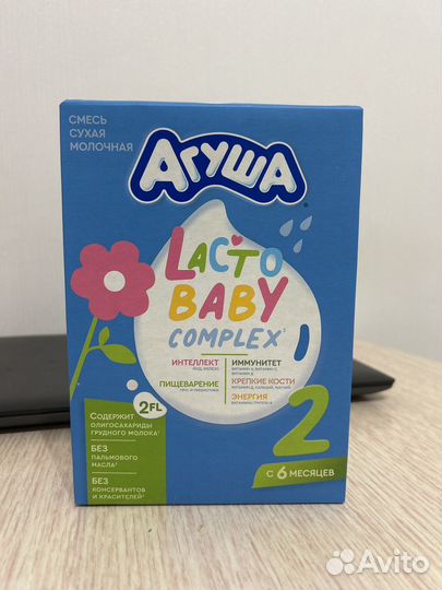 Сухая смесь Агуша 2 lacto baby complex