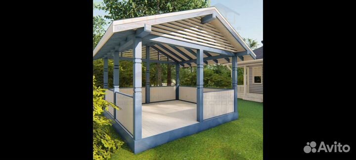 Строительство деревянных беседок