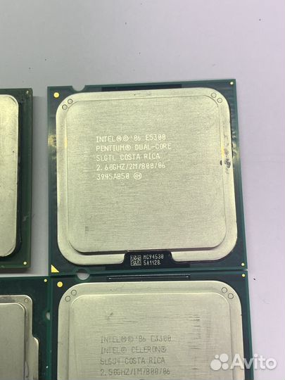 Разные процессоры, 775, 478, 1156