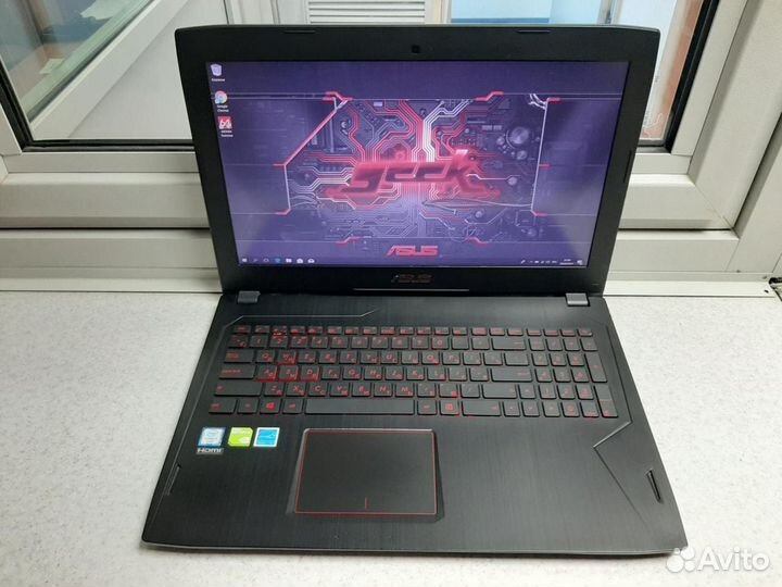 Asus 15.6 i7-6700HQ 4яд8п GTX1060/3 8Gb 128Gb+1Tb