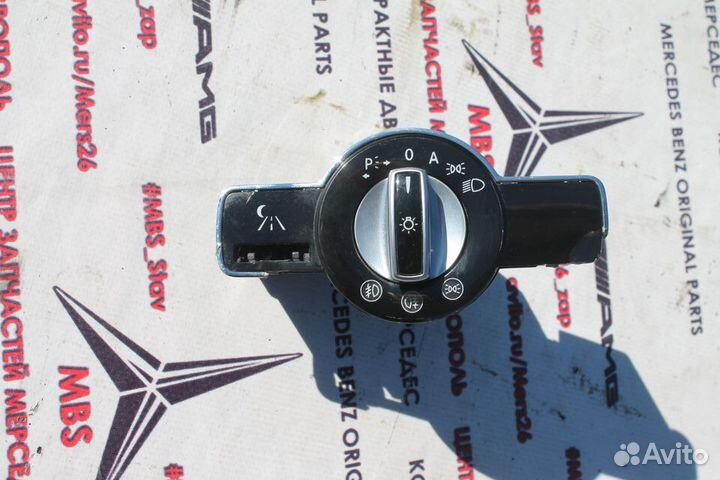 Блок регулировки света w221 Mercedes