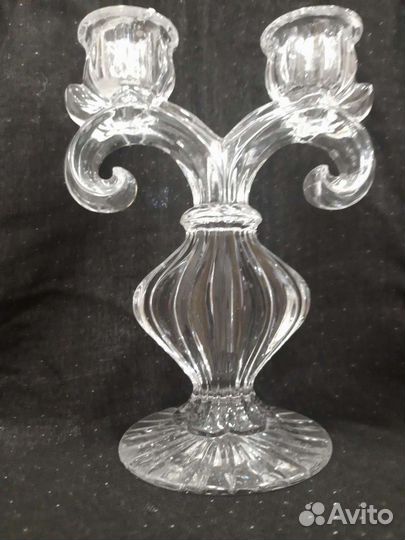 Подсвечник хрустальный