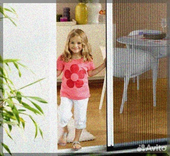 Сетка Плиссе на двери