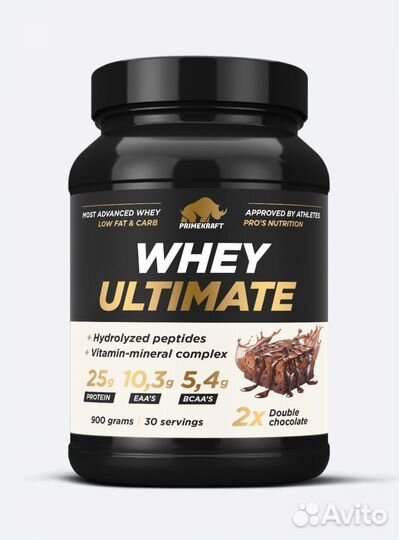 Протеин Whey Ultimate, Primekraft, 900г