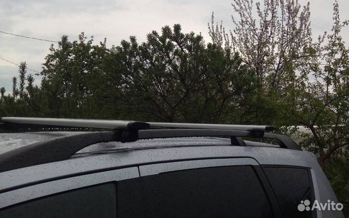 Багажник на рейлинги крыловидный