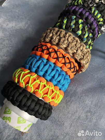 Браслеты темляки ключницы из паракорда (paracord)