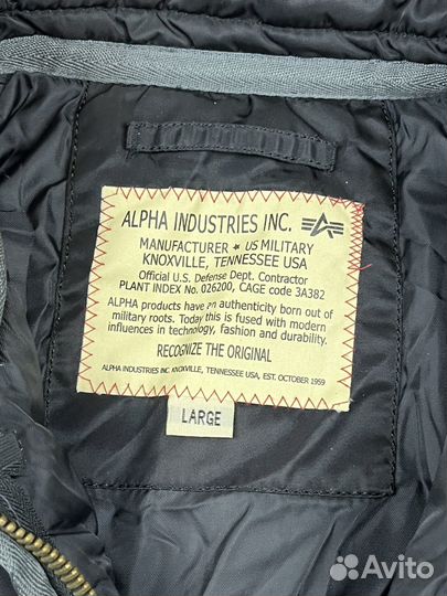 Бомбер alpha industries y2k vintage