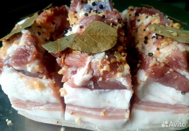 Грудинка, сало домашнее