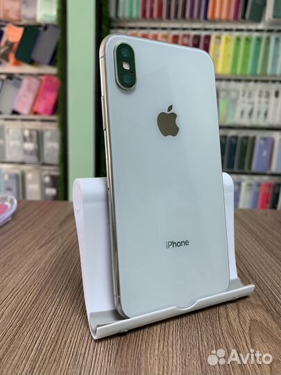 iPhone X silver 64gb