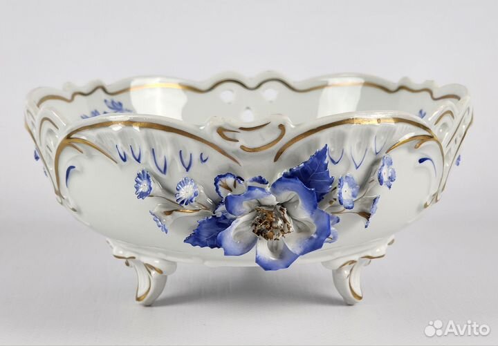 Конфетница сухарница Von Schierholz фарфор винтаж