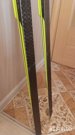 Беговые лыжи fischer sprint crown с насечками