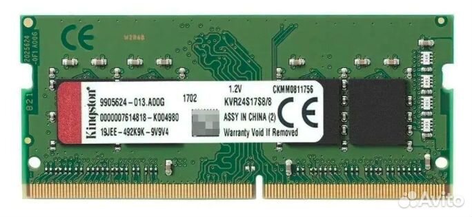Память для Apple Kingston 32гб 2400мгц PC4-19200