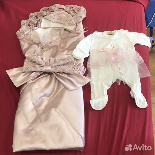 Конверт на выписку для девочки весна лето