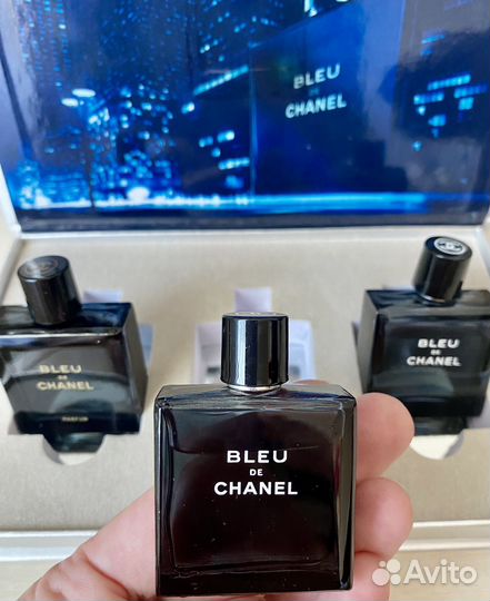 Набор Chanel Blue de Chanel 3 в 1 по 10 мл