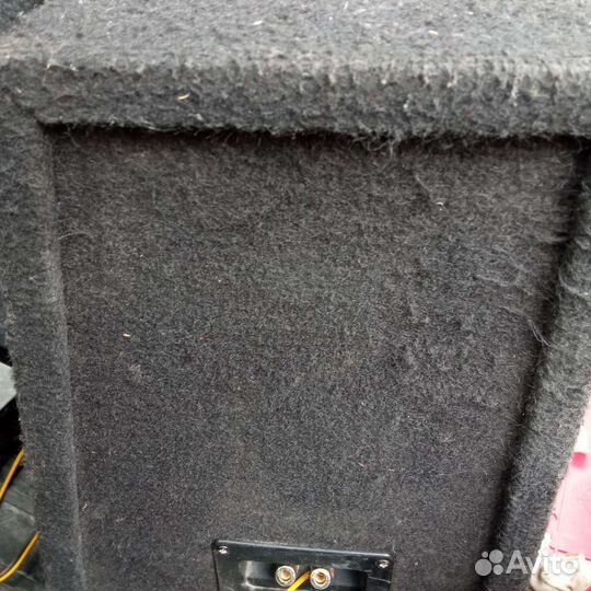 Сабвуфер и усилитель с проводами(полный комплект)