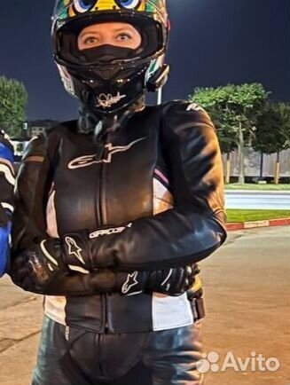 Мотокуртка кожа alpinestars stella GP plus R V3 42