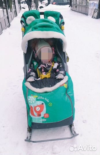 Детские санки коляска бу