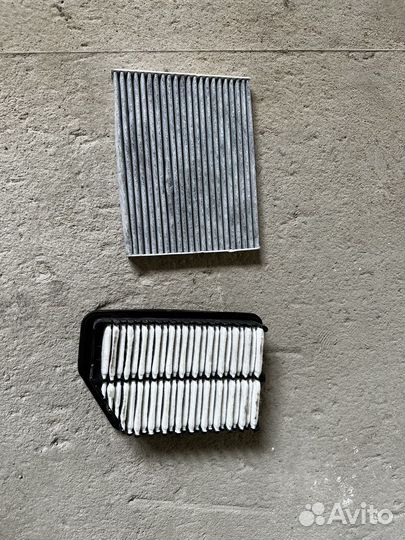Воздушный и салоный фильтр на киа спортадж 3
