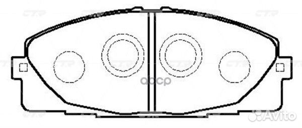 GK-1172 колодки дисковые перед Toyota Hi-Ace 0
