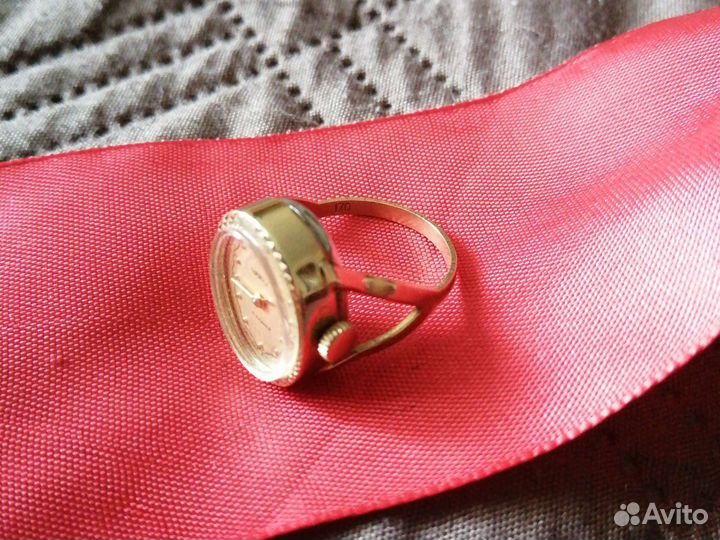 Часы перстень Чайка 17 камней