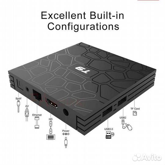 Смарт тв приставка T9/4гб/64гб/32гб Андроид