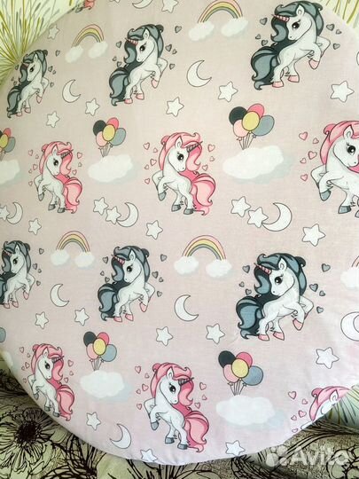 Детская простынь на резинке