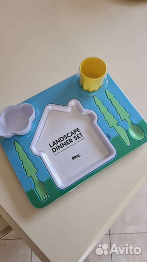 Комплект детской посуды land scape dinner set
