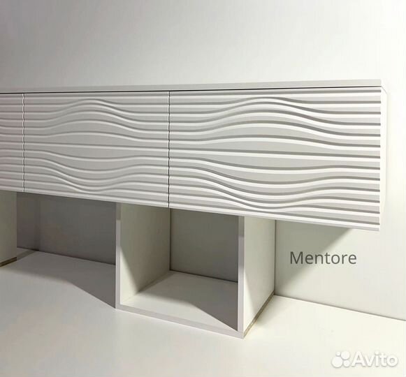 Тумба тв Bravo в белом цвете (2000х400х300 мм)