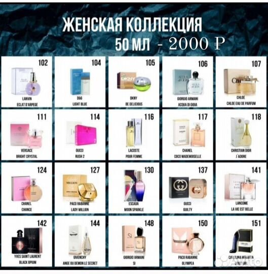 Духи жен. и муж. номерные от Essens. Есть вакансия