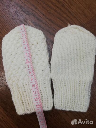 Варежки для новорожденных