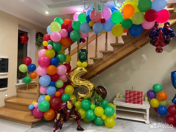 Бюджетные фотозоны из шаров