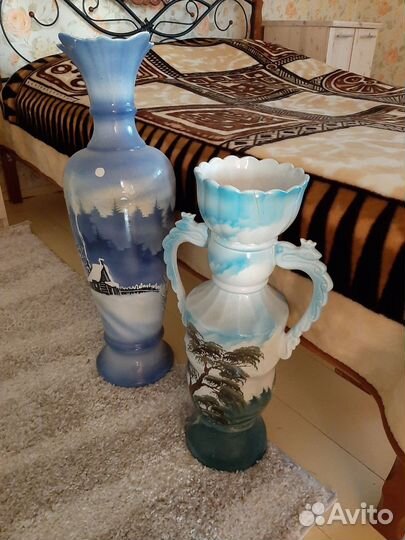 Ваза напольная керамическая высокая