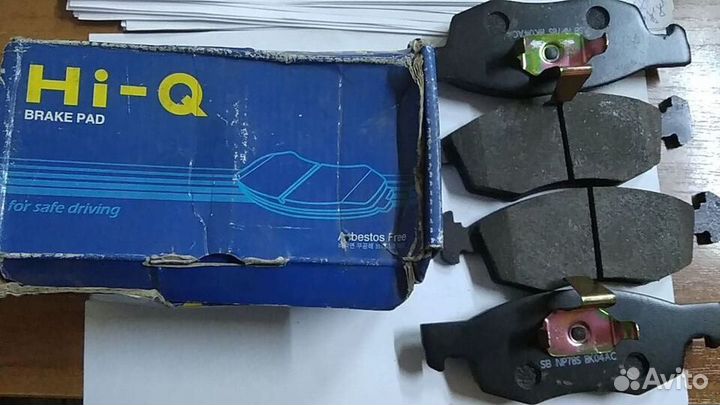 Колодки тормозные дисковые передние. Doblo