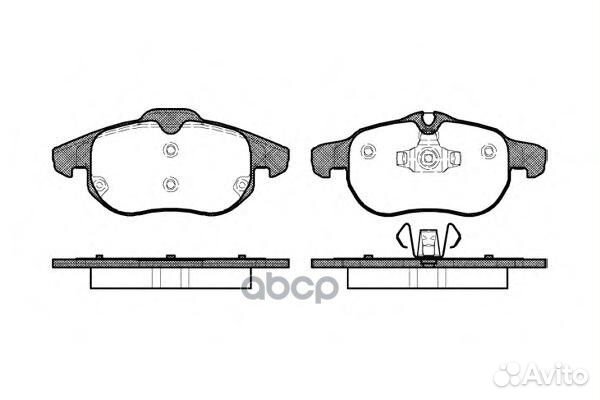 Колодки тормозные 088800 Remsa
