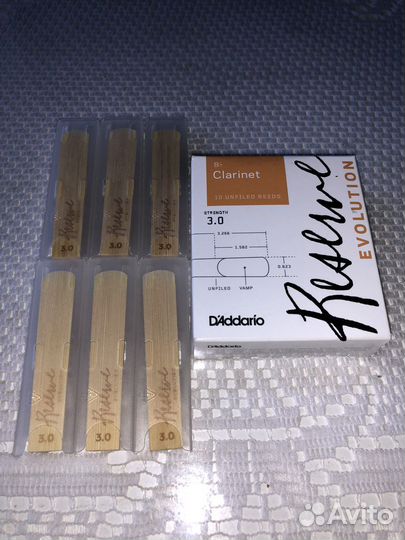 Новые трости для кларнета