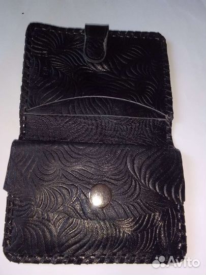 Бумажник мужской кожаный