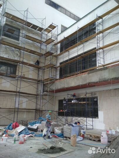 Аренда строительных лесов, а так же вышек-тур