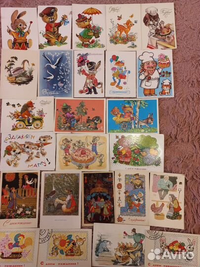 Открытки СССР чистые