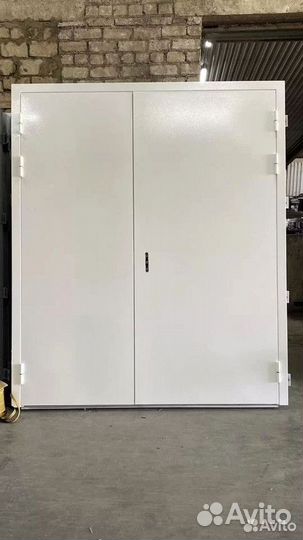 Входная противопожарная металлическая дверь