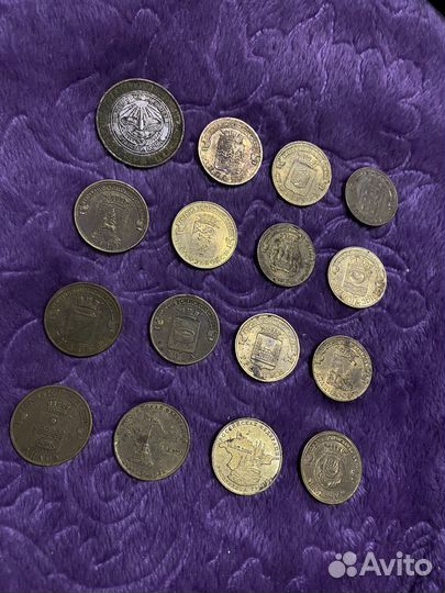 Юбилейные монеты 10