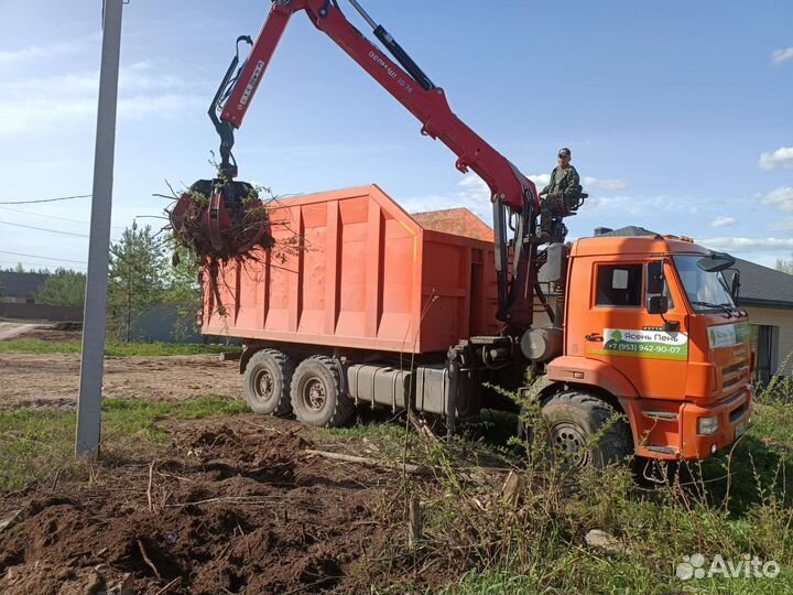 Водитель на камаз ломовоз с гидроманипулятором